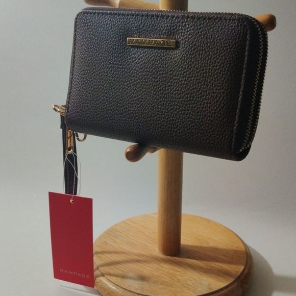 Rampage brown Leather Wallet NWT - Picture 5 of 14
